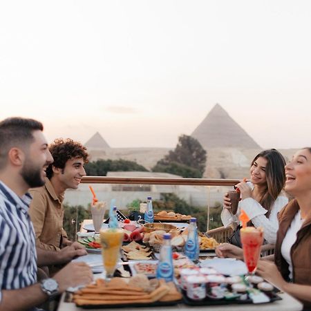Tree Lounge Pyramids View Inn , Sphinx Giza Kafret el-Gabal Exteriér fotografie