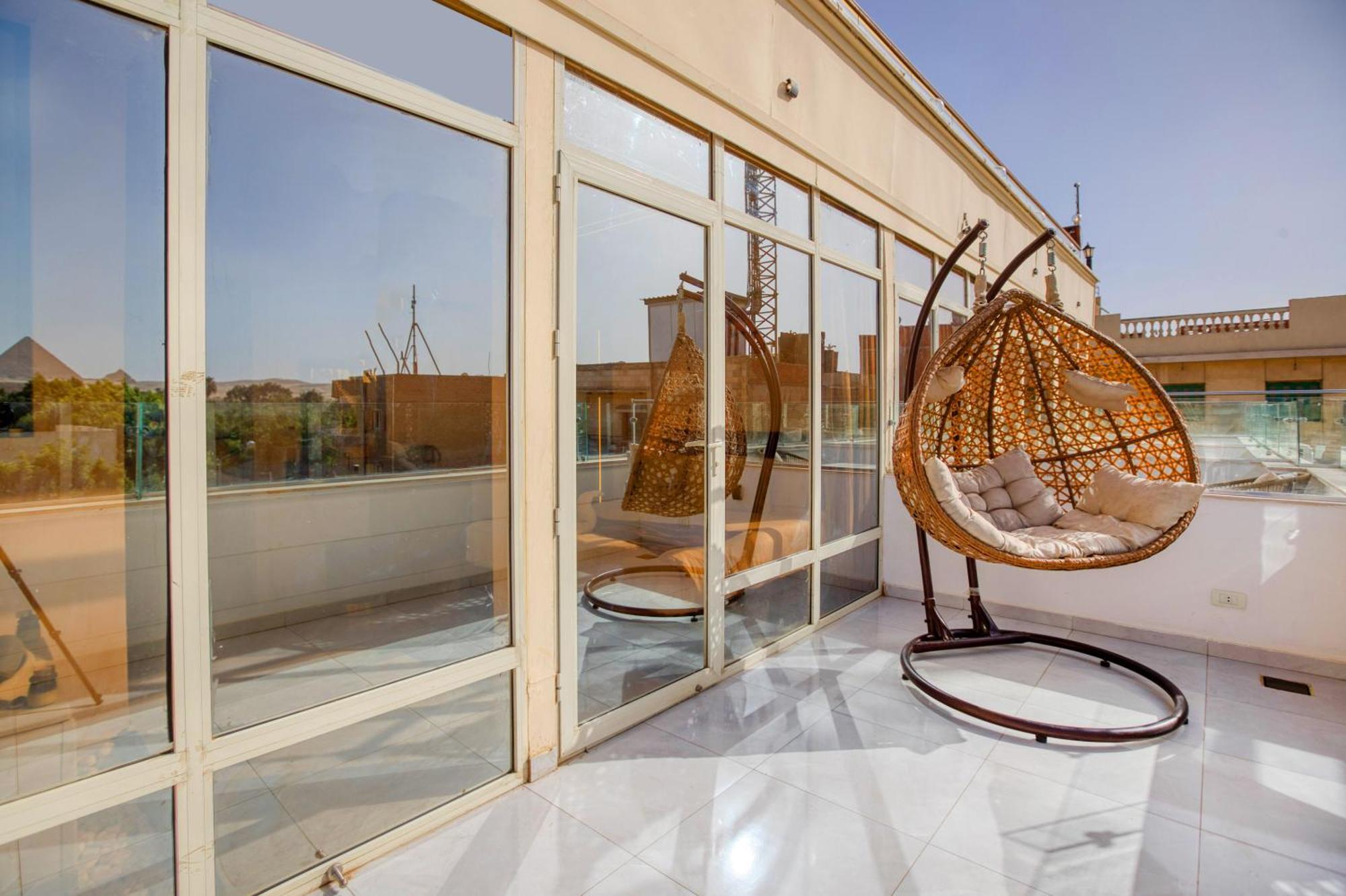 Tree Lounge Pyramids View Inn , Sphinx Giza Kafret el-Gabal Exteriér fotografie