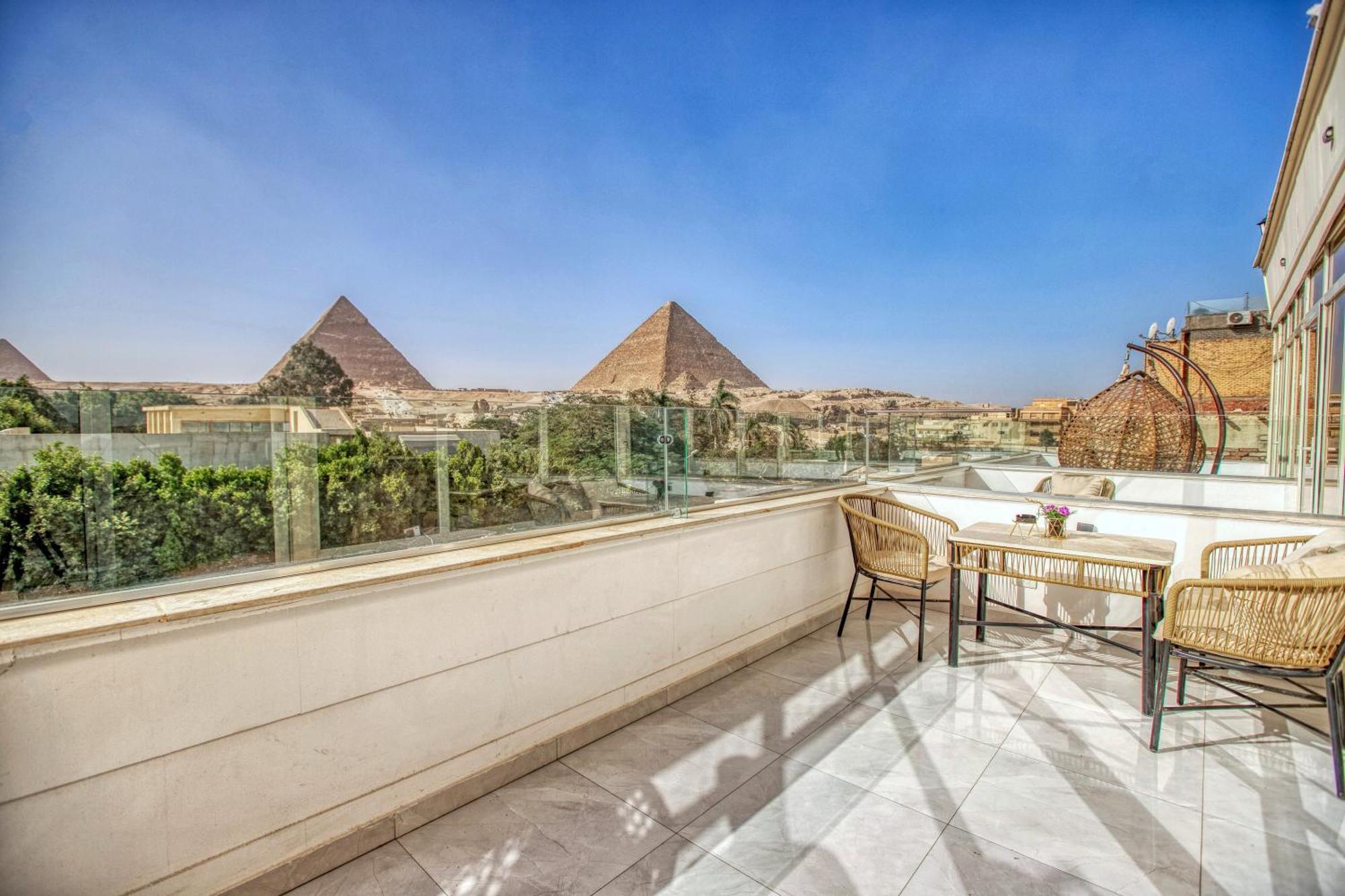 Tree Lounge Pyramids View Inn , Sphinx Giza Kafret el-Gabal Exteriér fotografie