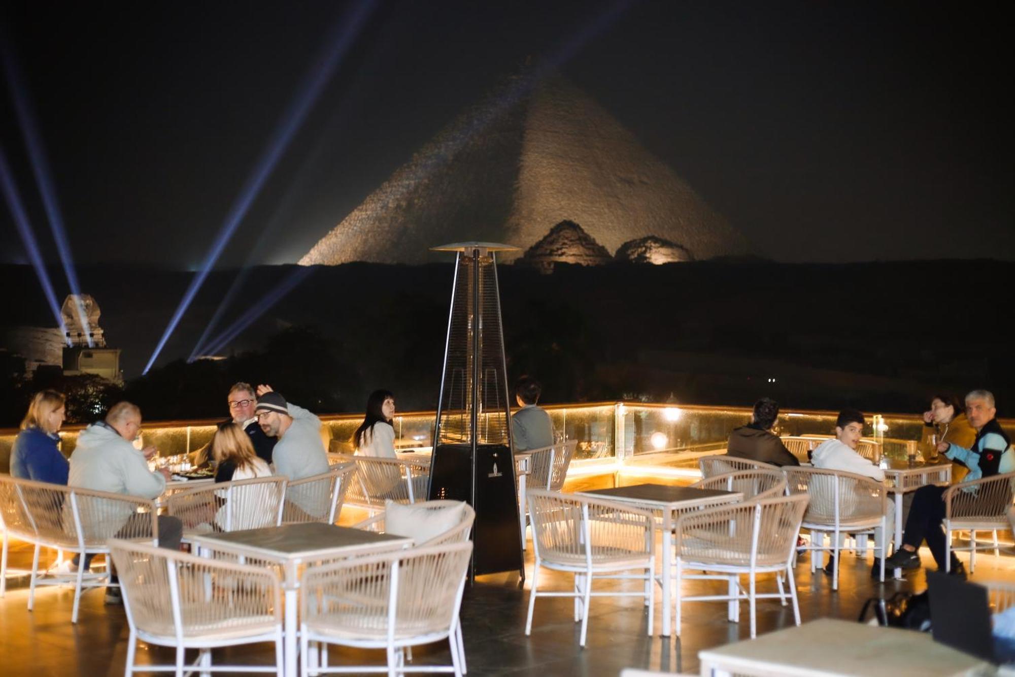 Tree Lounge Pyramids View Inn , Sphinx Giza Kafret el-Gabal Exteriér fotografie
