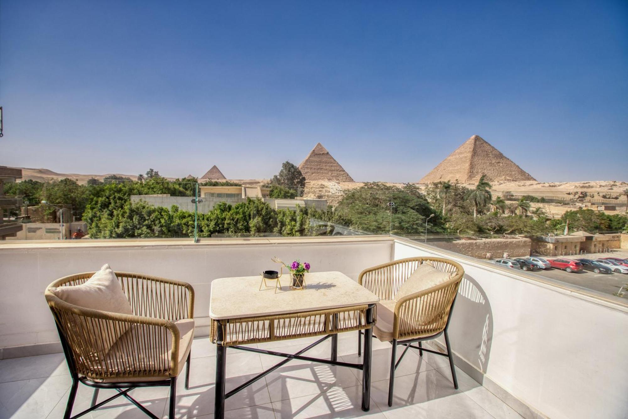 Tree Lounge Pyramids View Inn , Sphinx Giza Kafret el-Gabal Exteriér fotografie