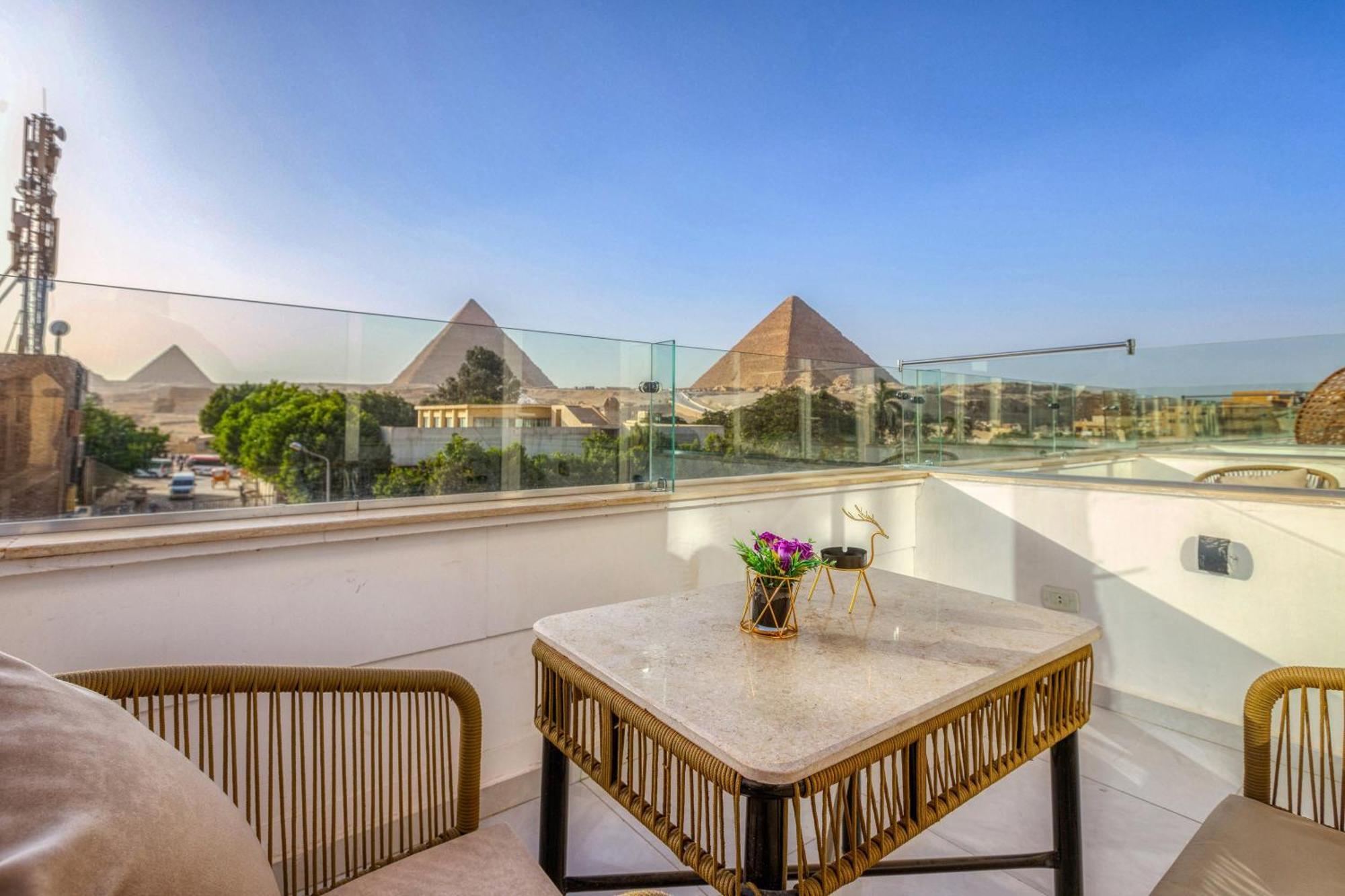 Tree Lounge Pyramids View Inn , Sphinx Giza Kafret el-Gabal Exteriér fotografie